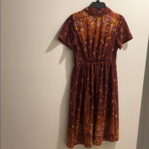 ModCloth silk dress size M - Picture 6 of 7